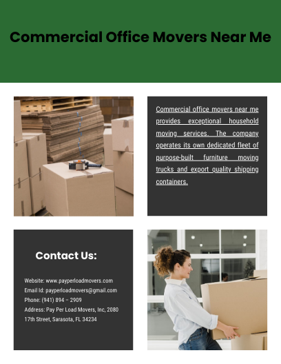 Commercial Office Movers Near Me